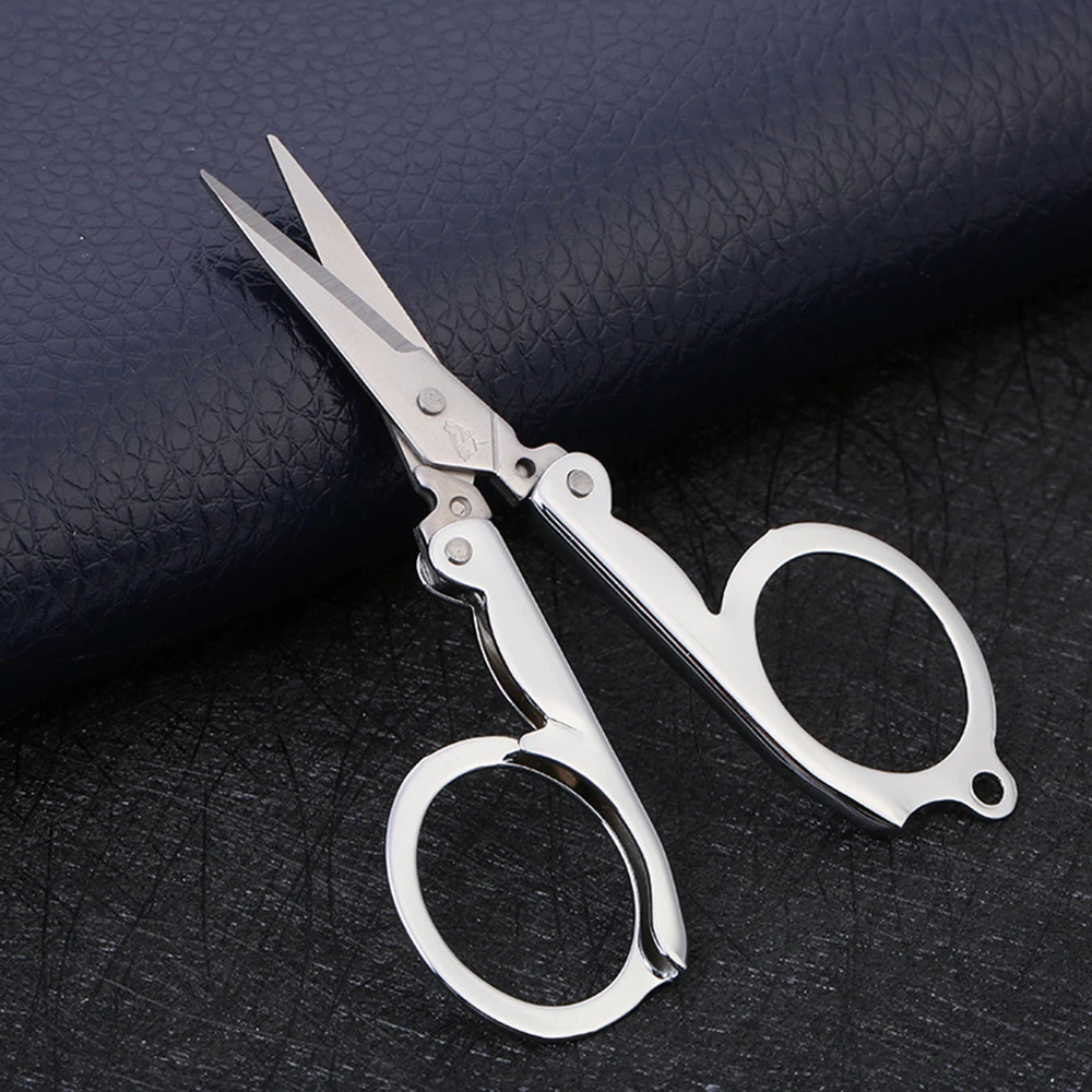 Mini Folding Scissors Portable Travel Multifunctional Stainless Steel Folding Small Scissors Home Mini Thread