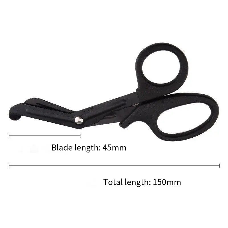 Stainless steel gauze scissors Trauma Gauze Cutter Emergency First Aid Shear Outdoor   Paramedic Bandage Medical Scissors 4