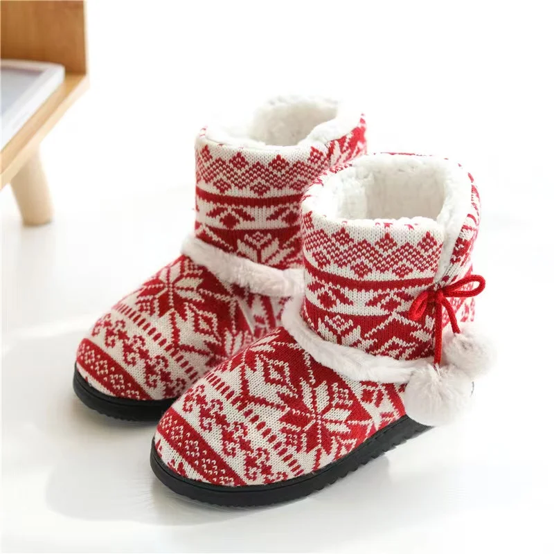 

Comemore Weave Plush Slides 2022 Winter Fur Home Boots Slippers Women Warm Cotton Flat Platform Indoor Shoes Women Cozy Slipper