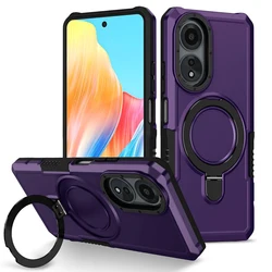 Durable Anti-Impact Phone Case with Kickstand - Enhanced Protection for Reno 10 (PURPLE)