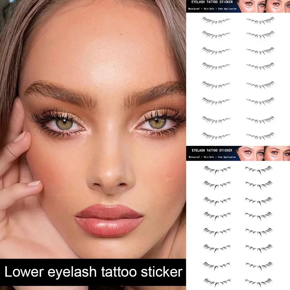 

Lower Eyelash Tattoo Sticker Lazy Makeup Tool Enlarge Eyelash False Eyes Lifelike Eyelash Eyelashes Symmetrical Natural You F3J2