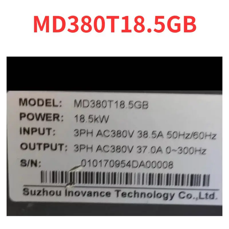 

90% новый проверенный преобразователь частоты MD380T18.5GB