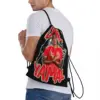 Custom Name Waterproof Outdoor Beach Swimming Sports Drawstring Backpack Lamine Yamal 2024 Organizer Gym Storage Bag 2