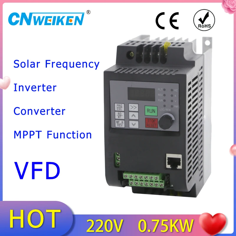 

Солнечный насос 0.75kw/1.5kw/ 2.2kw 220v 1HP/2HP/3HP/5HP Инверторные преобразователи частоты для погружных двигателей и насосов