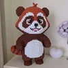 Giant Panda Building Blocks Cute Little Panda Small Particle Children's Puzzle Assembly Toys Birthday Gift Ornament 6