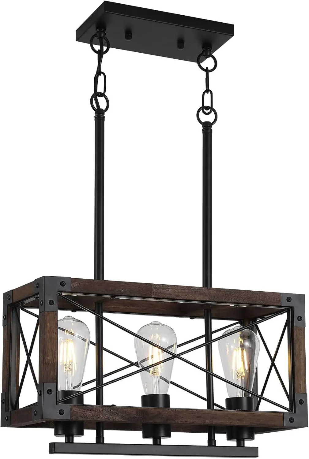 3-Light Farmhouse Pendant Light – The Perfect Hanging Kitchen Lights Over  Table Solution?, image size:1009x1500