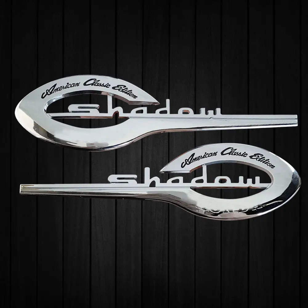 

Хромированная 3d-эмблема для мотоцикла Honda Shadow VT VTX 400 500 600 750 1100, наклейка на бак топлива, защитная наклейка