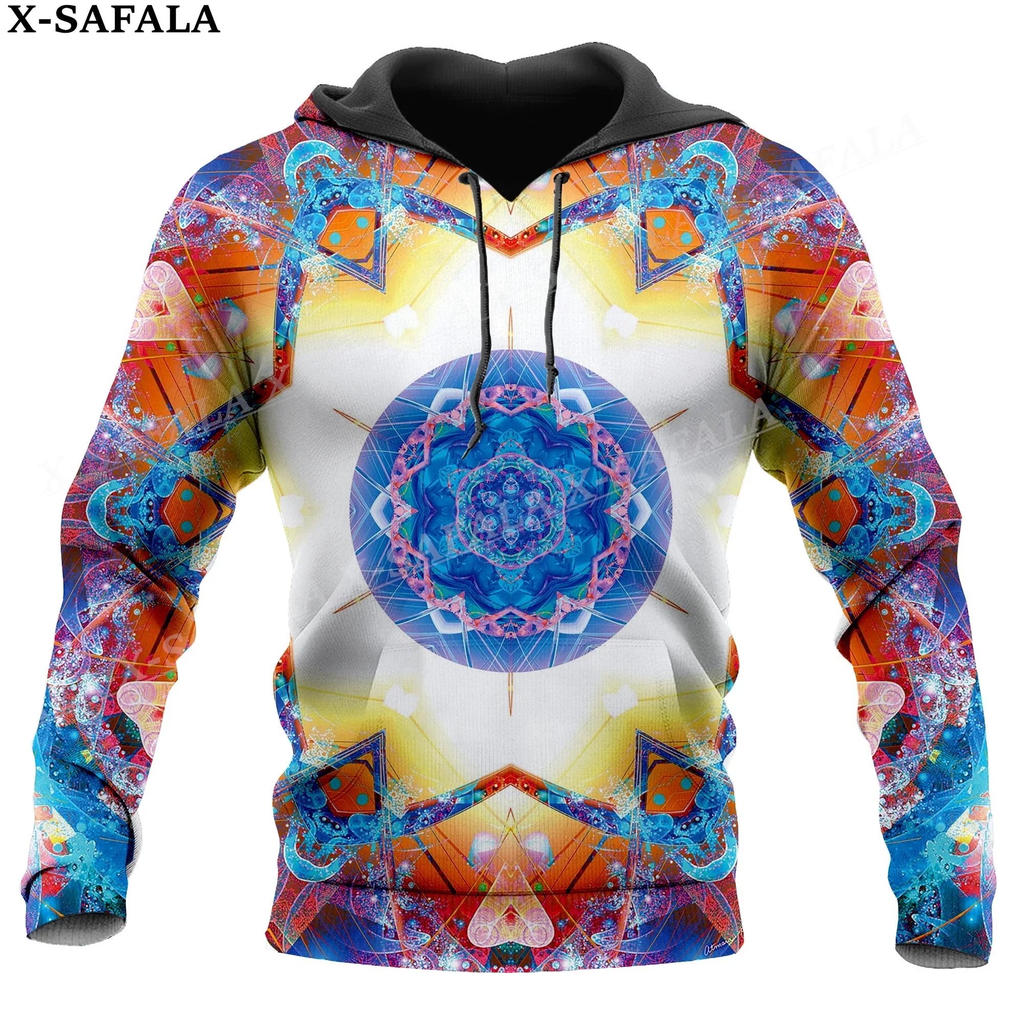 

Hippie Psychedelic Colorful Trippy 3D Print Hoodie Man Women Pullover Sweatshirt Hooded Jersey Coat Tracksuits-4