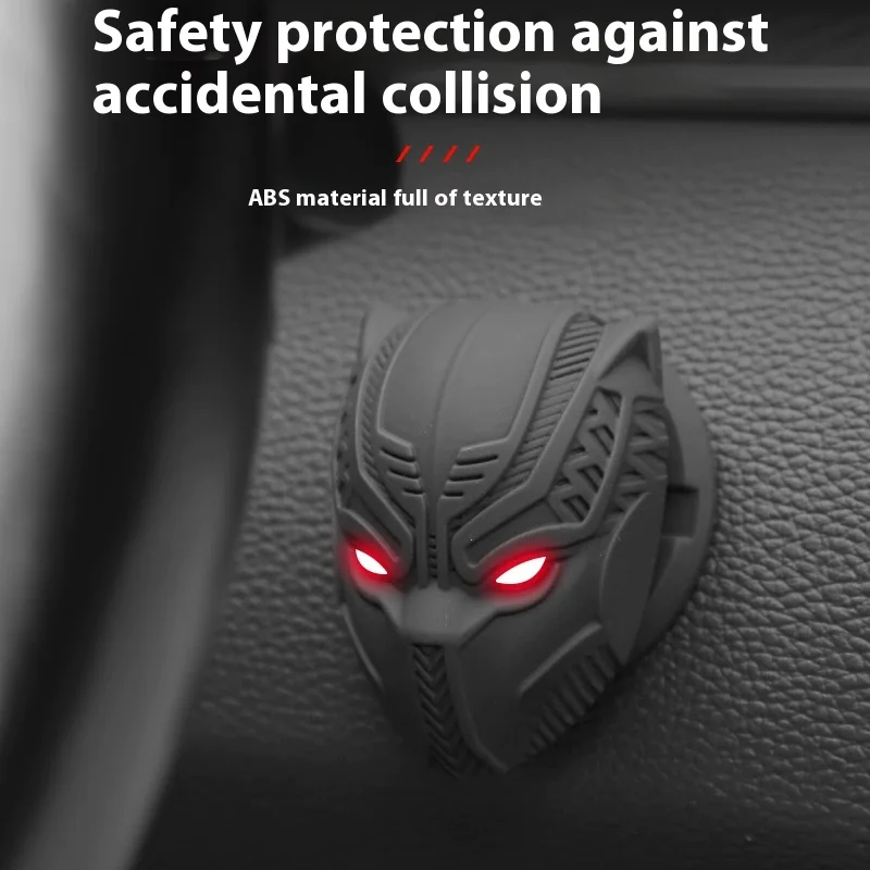 Car One-Button Start Cover Sticker - Anti-Scratch Protective Decoration Universal Fit for Cars Easy To Install