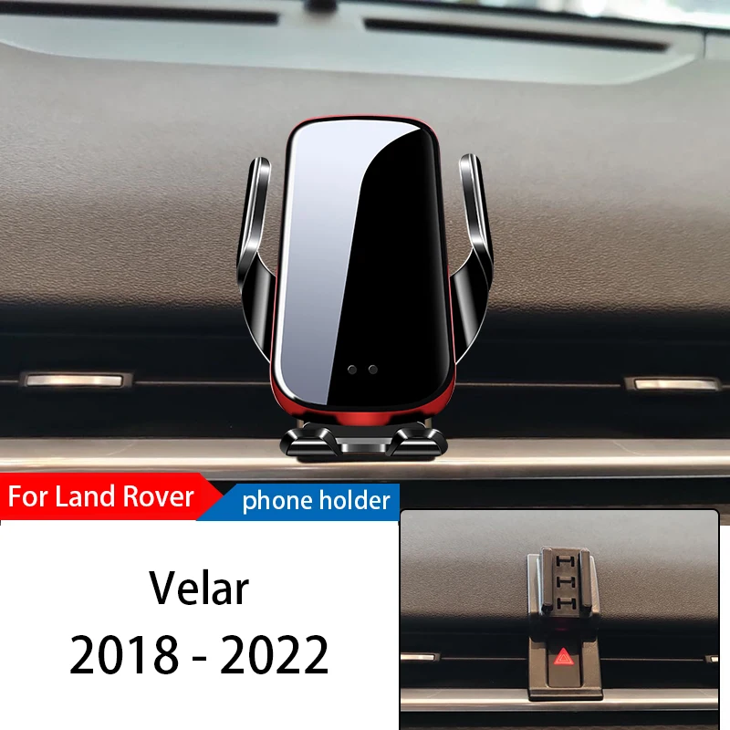 

Wireless Charger Car Phone Holder Mount Stand For Land Rover Velar 18-22 Adjustable GPS Navigation Mobile Bracket Accessories