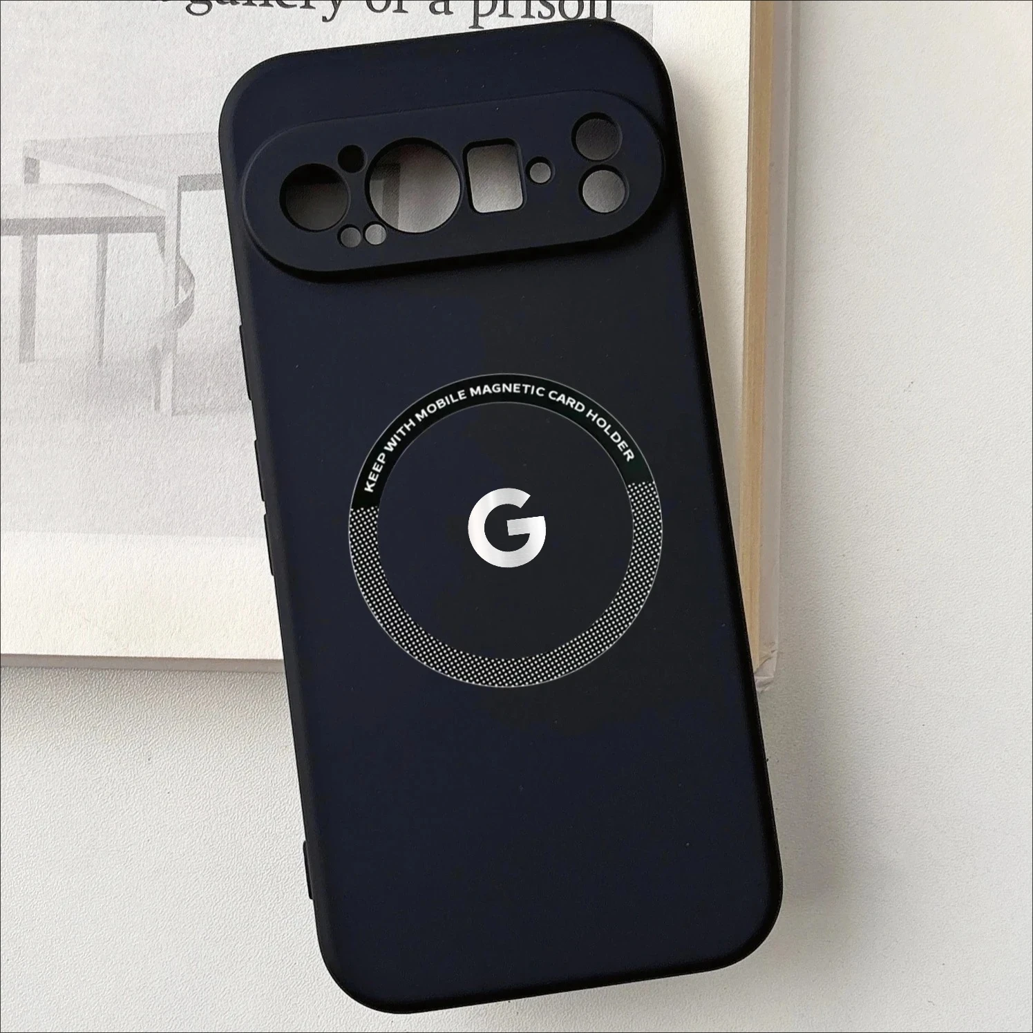 Premium Matte Silicone Magnetic Shockproof Case - Solid Color Protective Cover