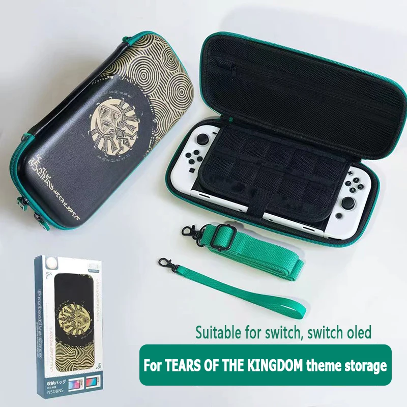 For Zelda Legend2 Tears Of Kingdom Limited Storage Bag For Nintendo Switch/Oled Travel Shoulder Bag Game Accessories