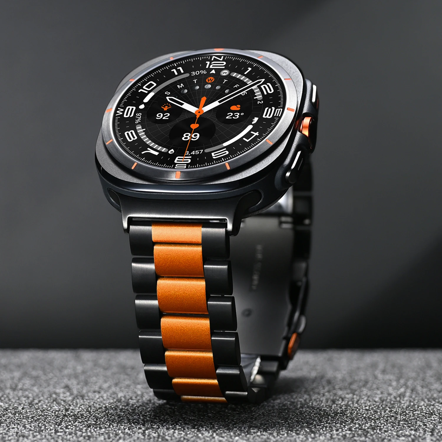 Luxury Stainless Steel Bracelet for 47mm Watch – Men's Metal Strap