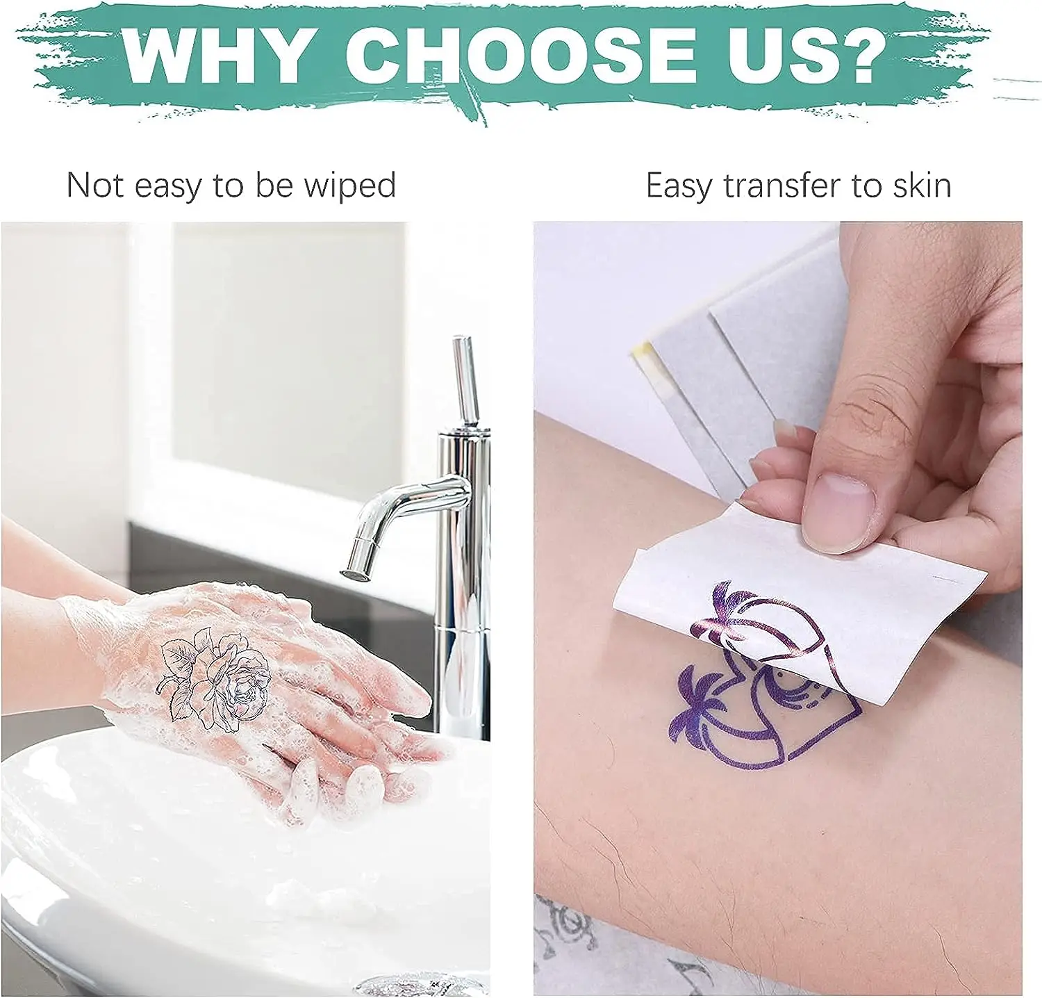 HTVRONT 40pcs Tattoo Transfer Paper Kit A4 Size Tattoo Stencil Paper Copy Thermal Copier Stencil Accessories