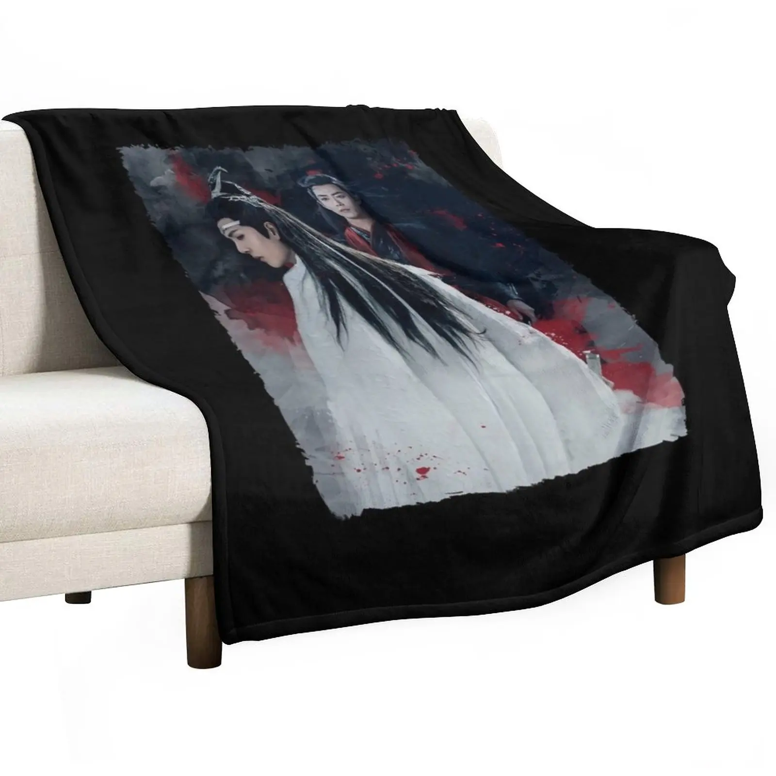 

Funny Men Wangxian The Untamed Cute Gift Throw Blanket Fluffy Shaggy Blanket Softest Blanket Blankets For Baby