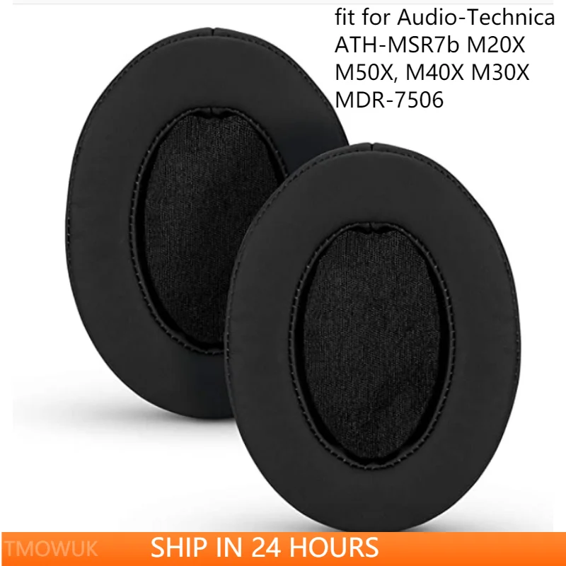 

Ear Pad for Audio-Technica ATH-MSR7b M20X M50X, M40X M30X MDR-7506 M50S, Headset Replacement Headphones Memory Foam Ear Pads