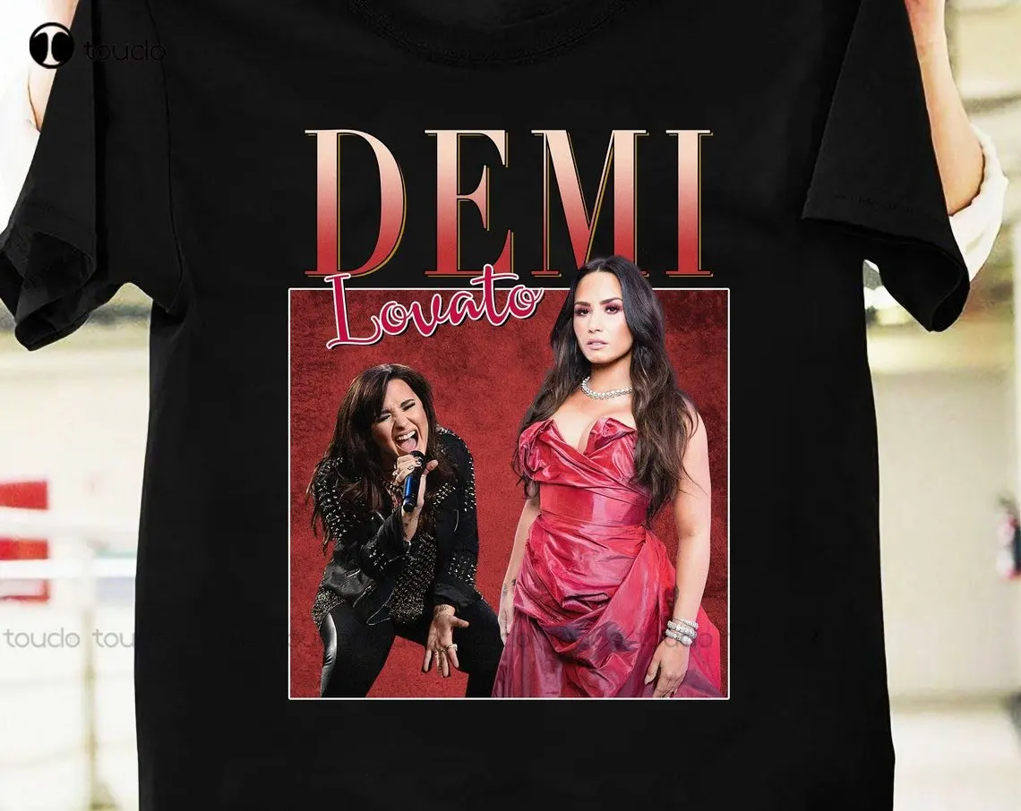 Demi Lovato Vintage T- Shirt Singer Shirt Demi Lovato Shirt Shirts Camicia Lexus Camicia Grattacielo Camicia Lovato Xs-5Xl Nuovo