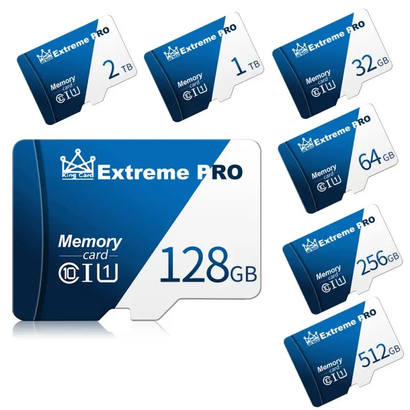

Memory Card Micro TF Card 1TB 2TB Class 10 Pro Select 128GB 512GB High Speed Expanded Storage For Camera/Phone/Games
