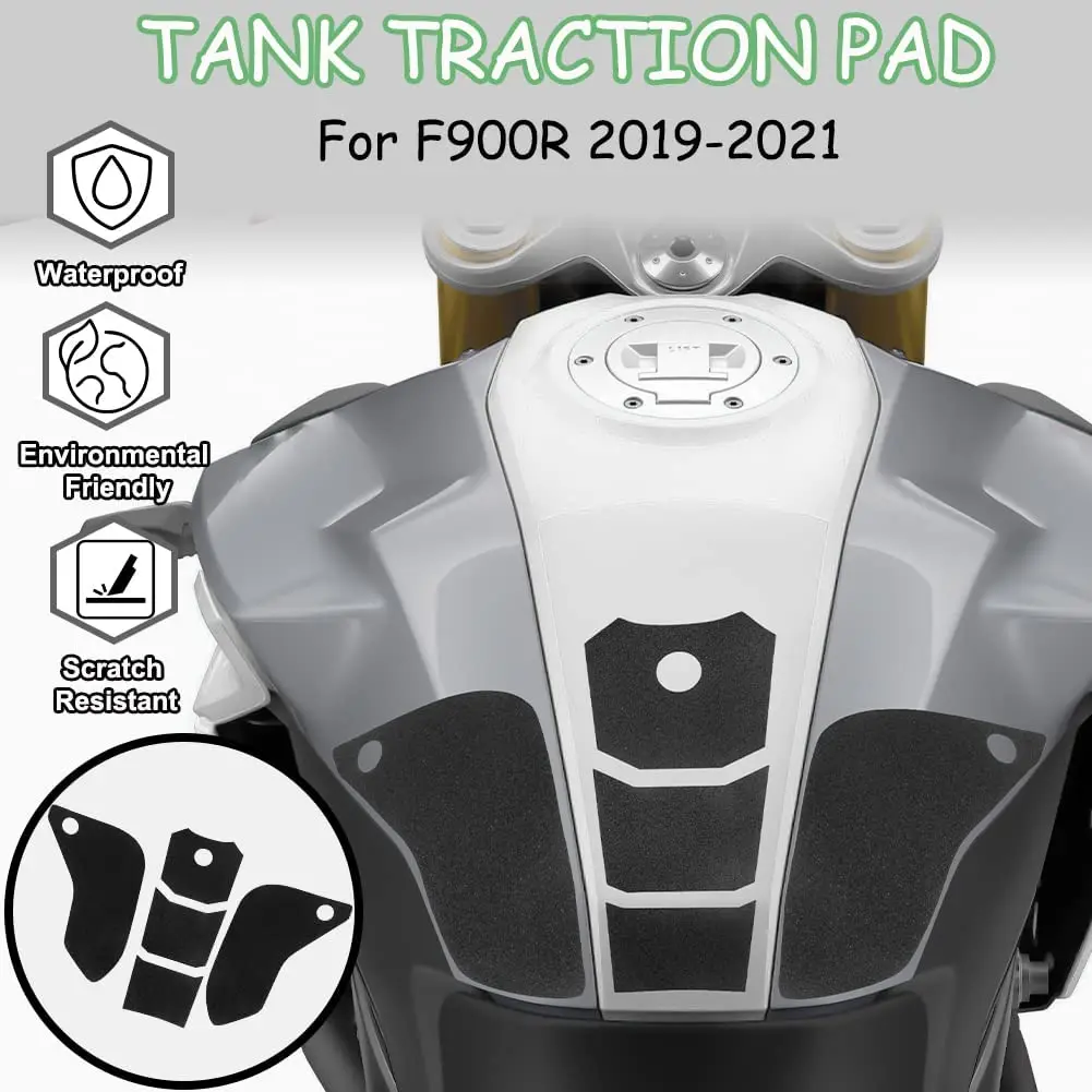 

Motorcycle Fuel Oil Gas Tank Sticker Protector Decal Knee Grip Traction Side Tank Pad For BMW F900R F 900R 900 R 2019 2020 2021