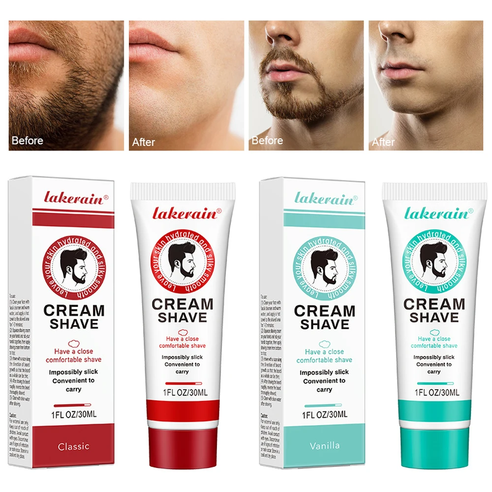 

Moisturizing Mens Shaving Cream Soft Beard Reduce Friction Comfortable Shave Cream for Man Beard Shaving Foam