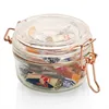 Glass Sealed Fruit Enzyme Storage Bottle, Airtight Seal Lid, Round Clip Top, Food Container Jars, Home Kitchen 2