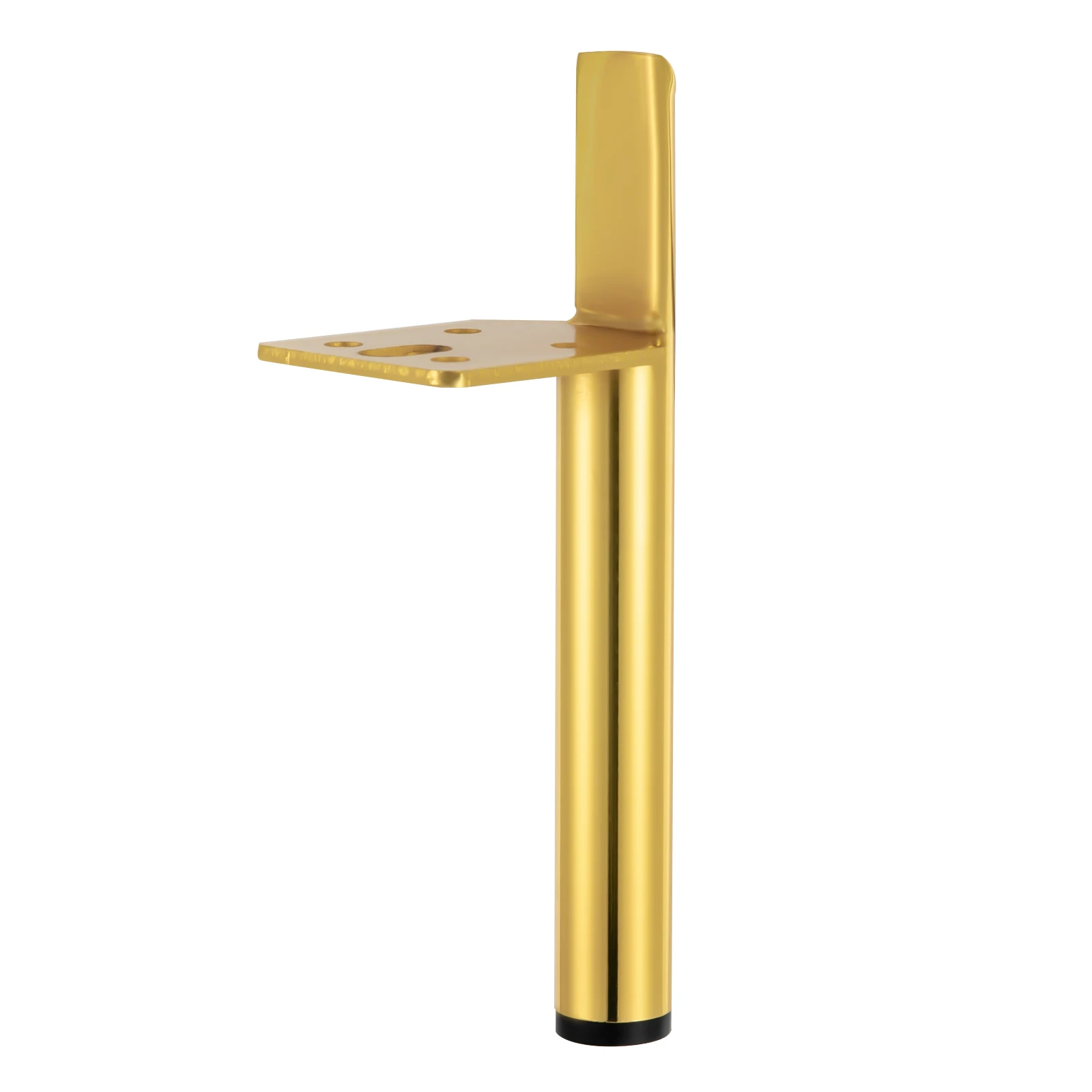 4er-Pack gold-/schwarze Möbelbeine aus Metall, 5,9 Zoll Möbelstützbein, 300 kg Tragfähigkeit, jeweils einfache Installation mit vorgebohrten Löchern – Detail 16