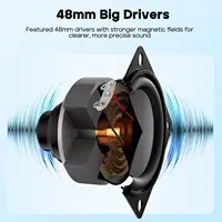 TRIBIT StormBox Mini Bluetooth Speaker, 12W 360° Sound With XBass, LEDs, 12 Hours playtimes, IPX7 Waterproof, For Hiking/Outdoor - Image 5