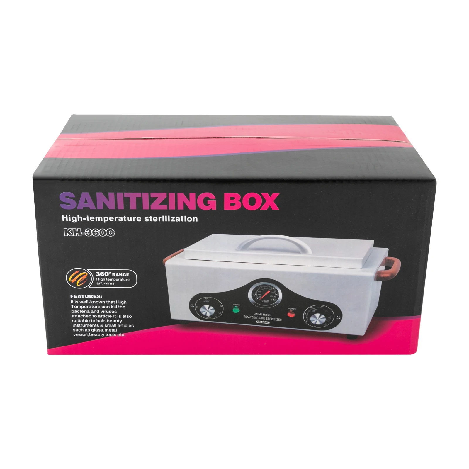 Trockenhitze-Sterilisator 300 W für Nagelwerkzeuge aus Edelstahl