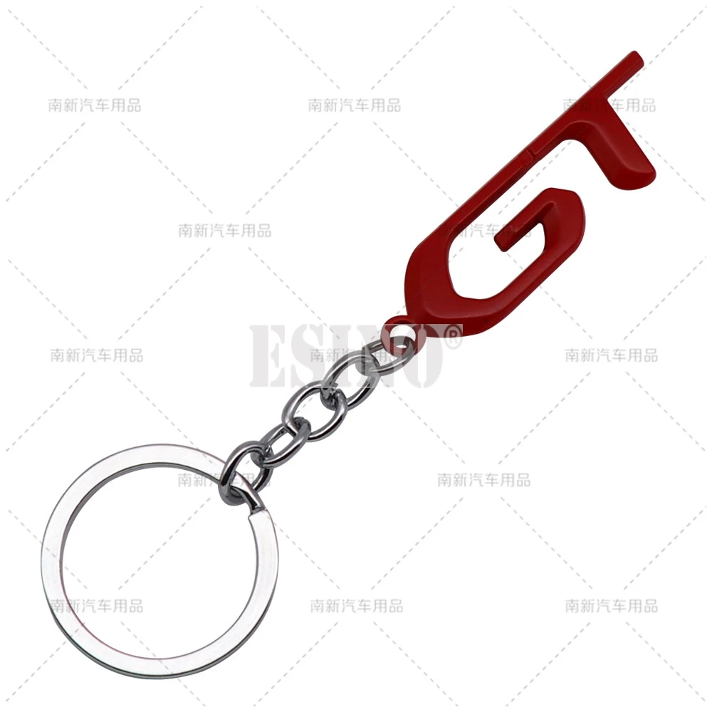 푸조용 자동차 스타일링 3D 금속 아연 합금 GT 키 체인, 푸조 GT RCZ 206 307 308 408 508 3008 4008 5008