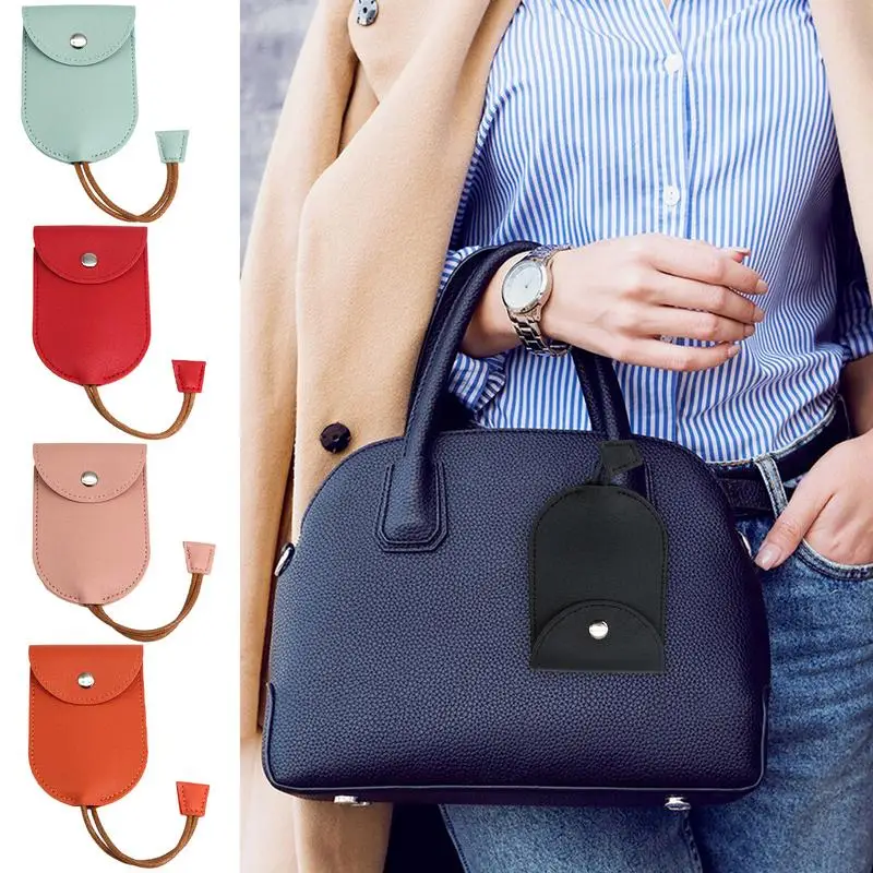 

Pull Type Key Cover PU Leather Pull Type All-Around Protection Handmade Vehicle Key Holder, Not Easy To Pull Down Key Bag ForAll