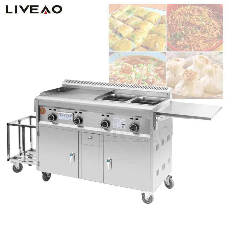 

Hand Push Mobile Food Carts Trailer Ice Cream Truck Snack Food Carts Customized