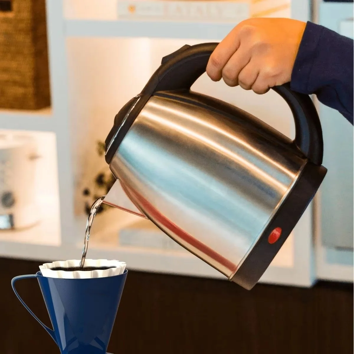 Stainless Steel Kitchen Appliances Smart Kettle 1500W Whistle Samovar Tea Coffee Thermo Pot Gift kettle stainless steel kettle