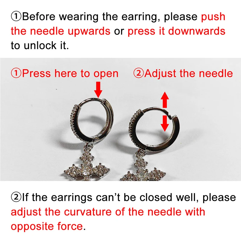 Huitan Classic Design Women Hoop Earrings Full with Princess Square CZ Simple and Elegant Female Accessories Versatile Jewelry