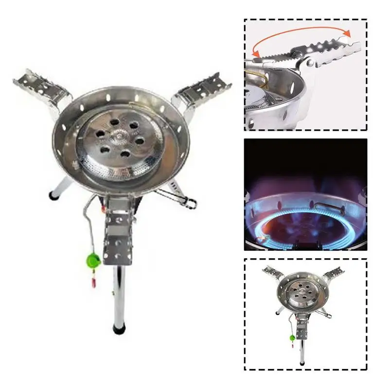 

Outdoor Camping Picnic Gas Stove 4360W/8400W High Power Outdoor Stove Team Party Family Camp Gas Burner BRS-69/BRS-69A