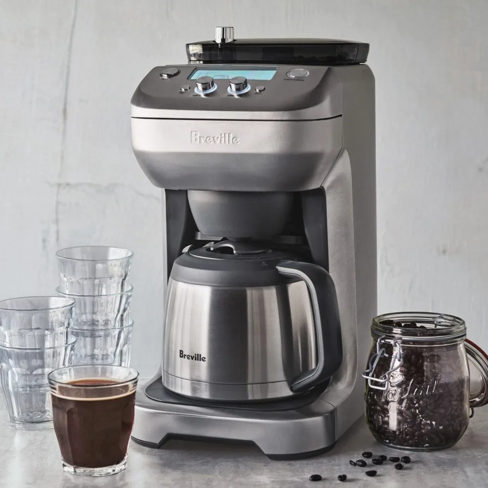 Grind Control Coffee Machine , Brushed Stainless Steel 2