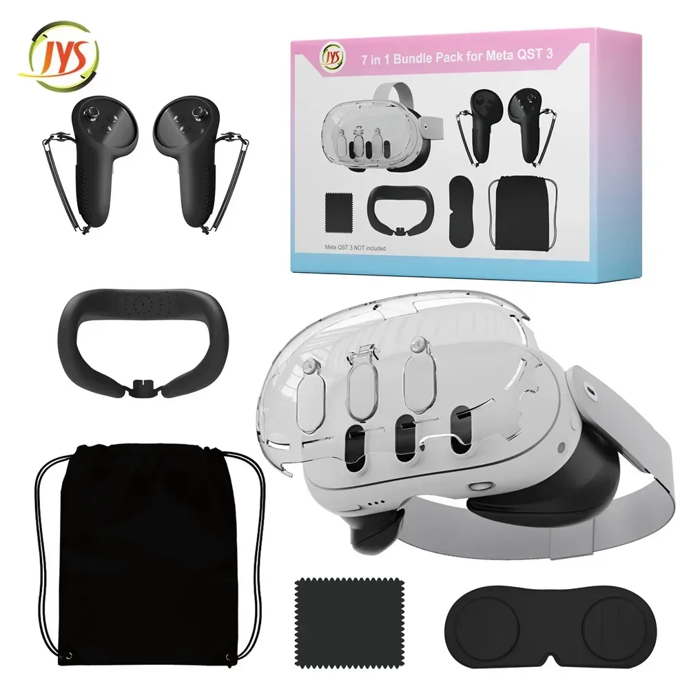 NEW 7 in 1 Silicone Protective Cover Set Compatible with Meta Quest 3 VR Accessories