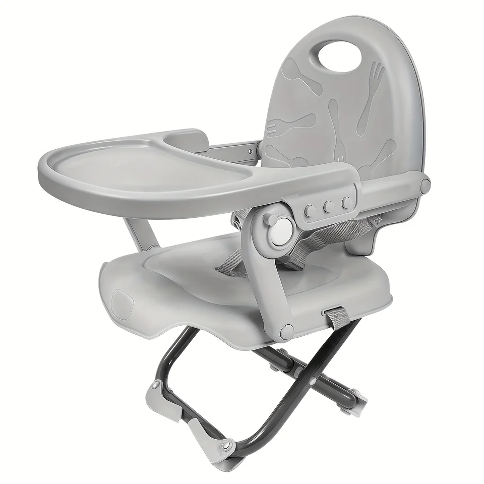 Adjustable Portable Baby Dining Chair with Tray