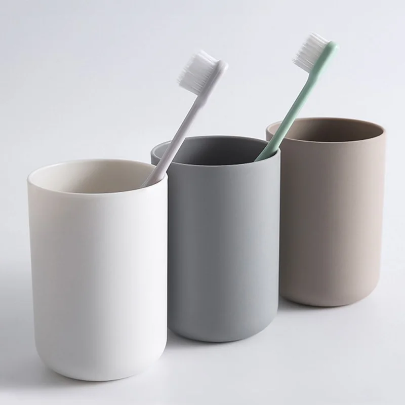  SOESFOUFU 3 vasos de plástico titular de pasta de dientes taza  de baño vasos de agua cepillo de dientes organizador de enjuague dental  taza de cepillo de dientes plástico vasos de