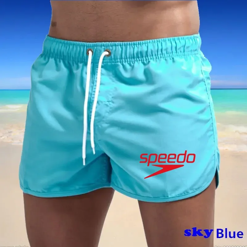 2025 Summer New Men's Sexy Swimwear Men Swimming Shorts Male Briefs Beach Shorts Sports Suits Surf Board Shorts Men Swim Trunks 5