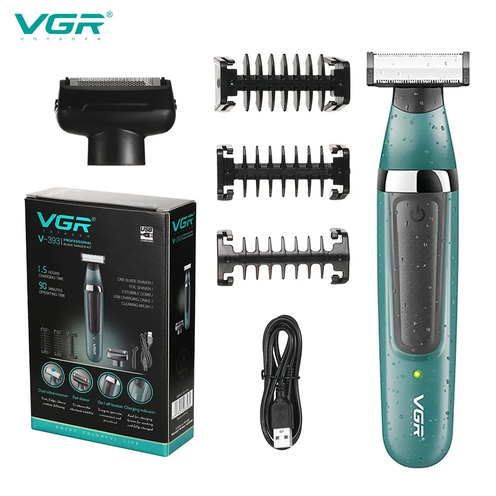 

Multifunctional Electric Razor Razor Shaver Usb Portable Shaving Shaving Wash V-393