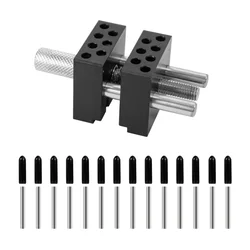 Versatile Stainless Steel Adjustable DIY Craft Vise Fixture (Black set)
