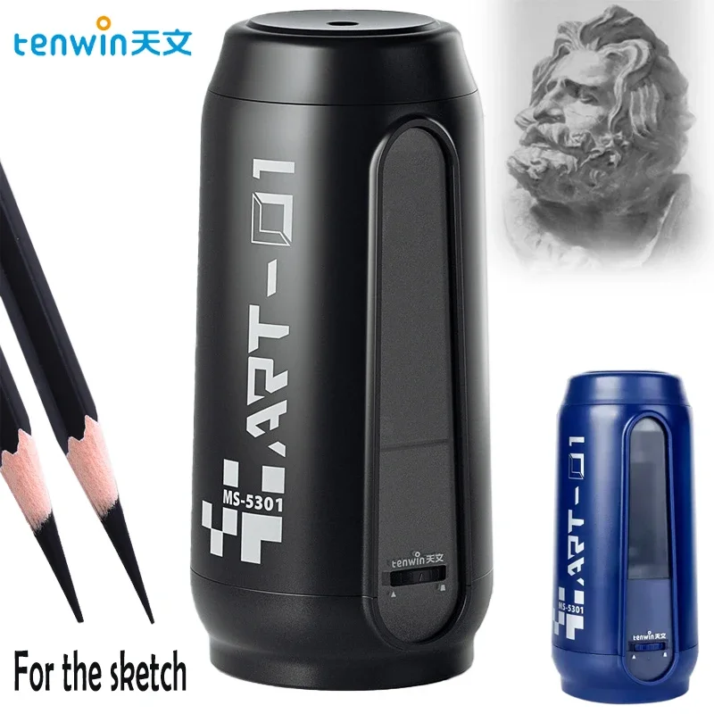 

Charging School Fast Sharpener Fully Pencils Colored Statio Electric Supplies Tenwin Student Sketch Pencil Sharpen Automatic USB