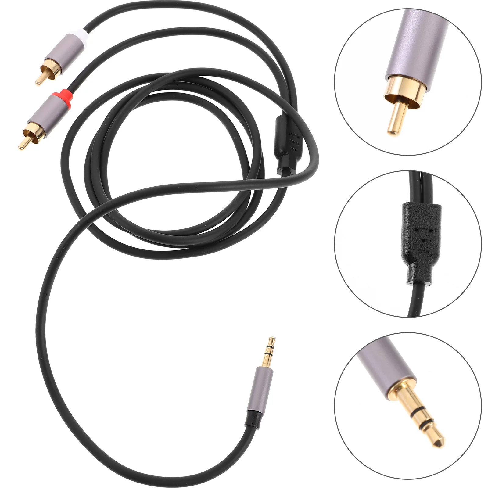 

Headphone Wire 35mm To Double RCA Auxiliary Cord 15-meter Stereo Cable