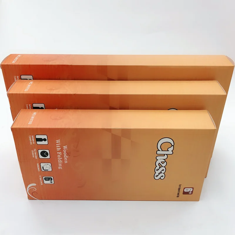 Magnetic Solid Wood Folding Chess Board Panel Wooden Printing Tablero Ajedrez Profesional Entertainment Checkers & Chess
