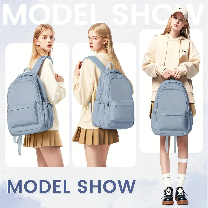 Backpack for Female College Students, High School Girls, Middle School Girls, Versatile, Suitable for Boys, Daily Outdoor Use.