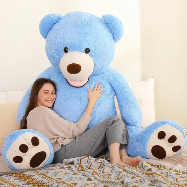 MorisMos Giant Teddy Bear Plush 6 Feet, Large Big Teddy Bears Stuffed Animals for Girlfriend Boyfriend,Baby Shower 1 MorisMos Giant Teddy Bear Plush 6 Feet, Large Big Teddy Bears Stuffed Animals for Girlfriend Boyfriend,Baby Shower 1