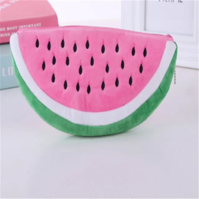 24PCS Fruit Coin Pouch , Small Plush Coin Pouch 4