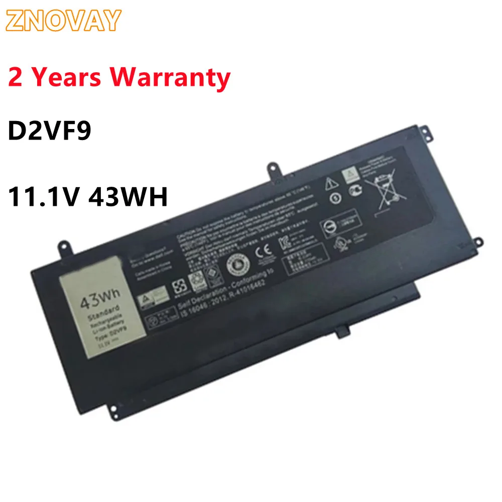 

ZNOVAY D2VF9 11.1V 43WH Laptop Battery For Dell Inspiron 15 7547 7548 For Vostro 5459 Sereis 0PXR51 0YGR2V P41F P68G 4P8PH PXR51