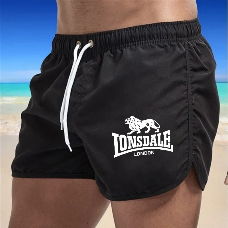 

Men's beach pants Vacation sports shorts, Summer lightweight breathable quick drying casual pants, sexy swim shorts, 2024