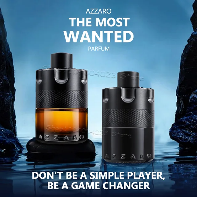 100ML Azzaro The Most Wanted Parfum Intense Mens Cologne Spicy Seductive Fragrance Luxury Perfumes For Men Attract Women Perfume
